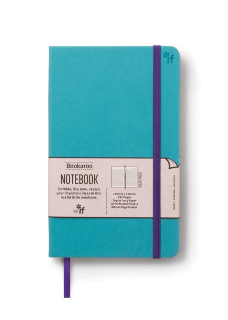 Bookaroo Notebook - Turquoise-5035393432010