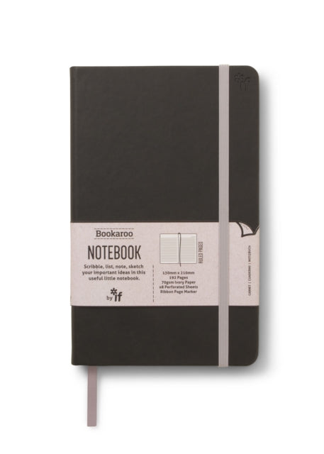 Bookaroo Notebook - Black-5035393432034