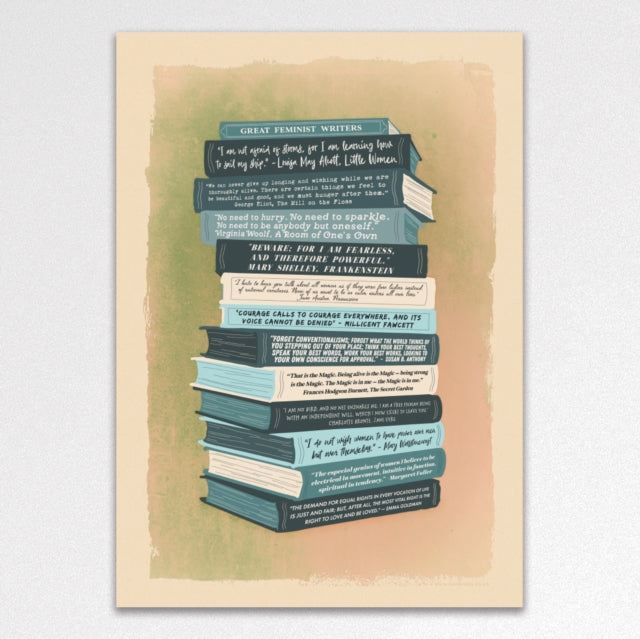 Feminist Writers A3 Art Print-5060434074546