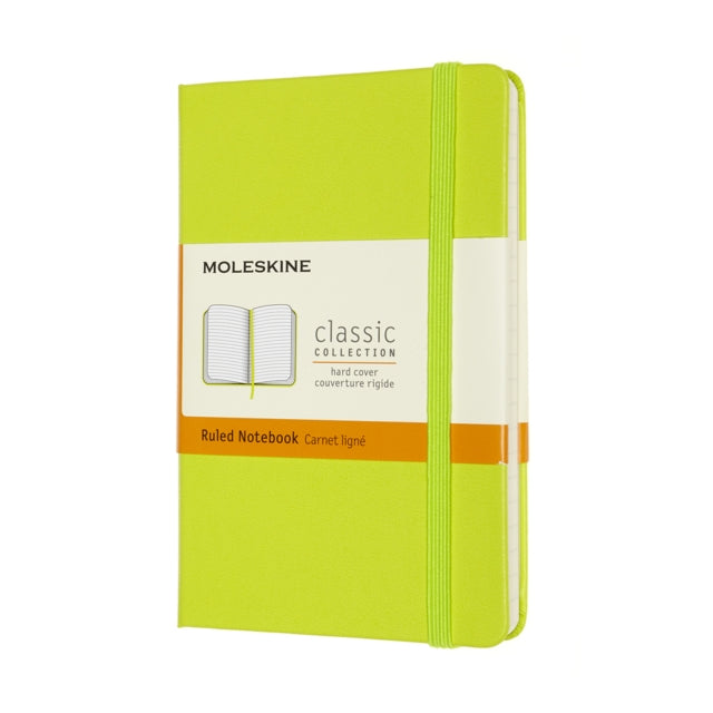 Moleskine Pocket Ruled Hardcover Notebook: Lemon Green-8056420850857