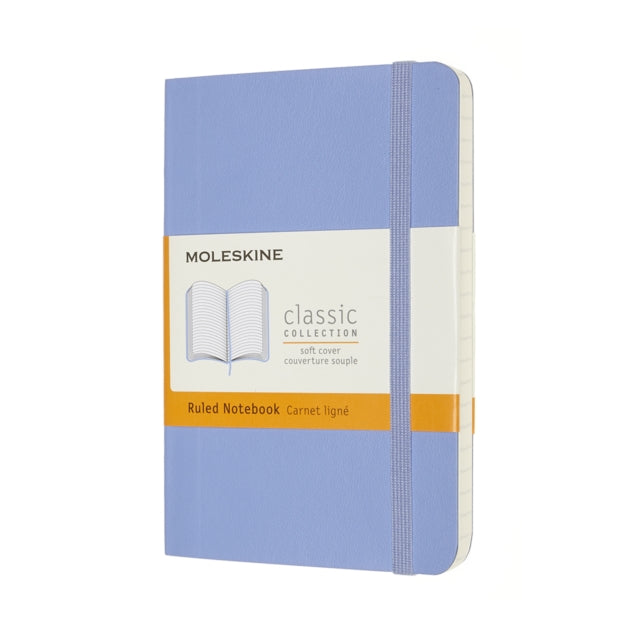 Moleskine Pocket Ruled Softcover Notebook : Hydrangea Blue-8056420850918