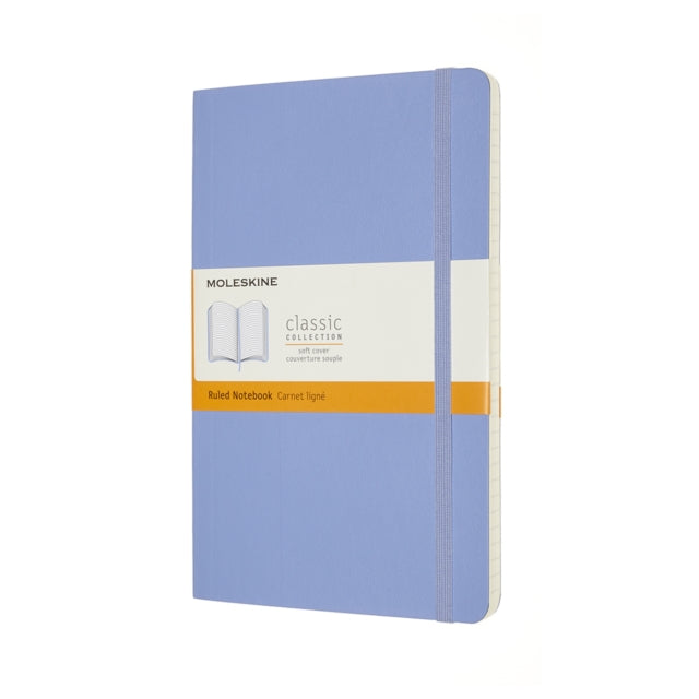 Moleskine Large Ruled Softcover Notebook : Hydrangea Blue-8056420850932