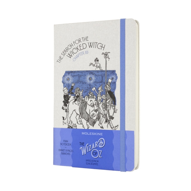 Moleskine Limited Edition Wizard of Oz Large Plain Notebook : Wicked Witch Blue-8056420851274