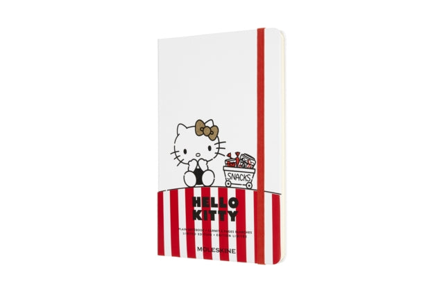 Moleskine Limited Edition Hello Kitty Large Plain Notebook : White-8056420853490