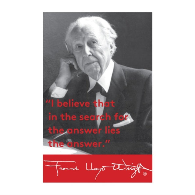 Frank Lloyd Wright Portrait Magnet-9780735346864
