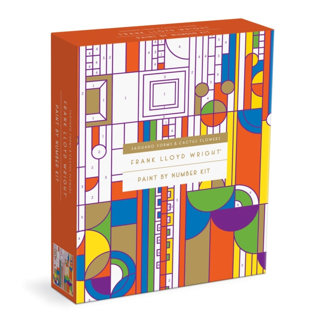 Frank Lloyd Wright Saguaro Cactus and Forms Paint By Number Kit-9780735370531