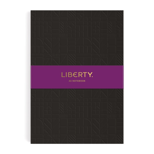 Liberty Black Tudor A5 Embossed Journal-9780735373068