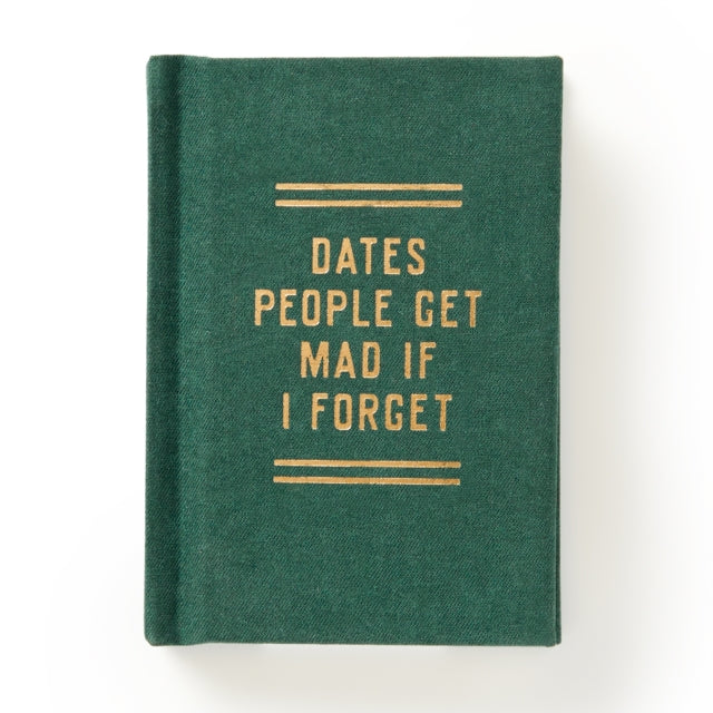 Dates People Get Mad If I Forget Tiny Diary-9780735384170