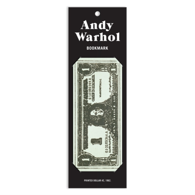 Warhol Dollar Bill Shaped Bookmark-9780735384637