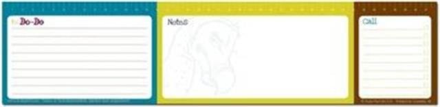 Dodo Keyboard Notepad (A3 Width) Classic : Slim Jotter Pad for Notes, Calls, to-Do Lists with a Handy Metric Ruler Printed at the Top of Each Sheet, That Tucks Up to a Desktop or Laptop Keyboard (KBNC-9780857701244