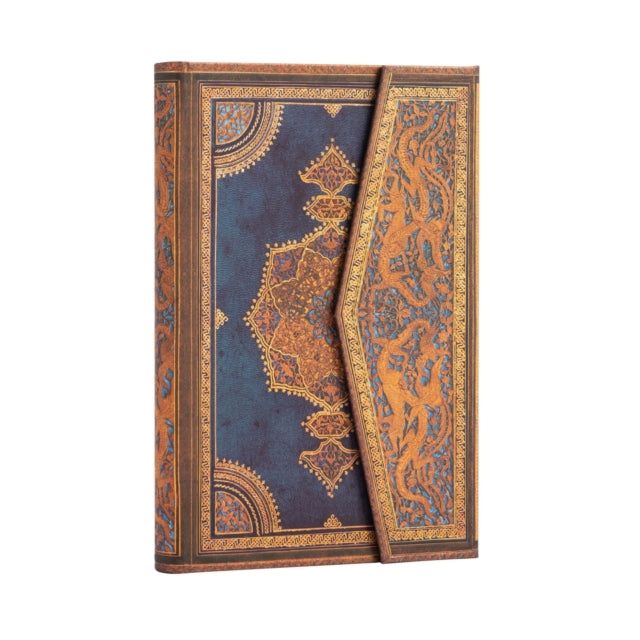 Safavid Indigo (Safavid Binding Art) Mini Lined Hardcover Journal-9781439782019