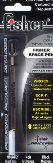 FISHER SPACE PEN REFILL BLACK MEDIUM-9781472610515