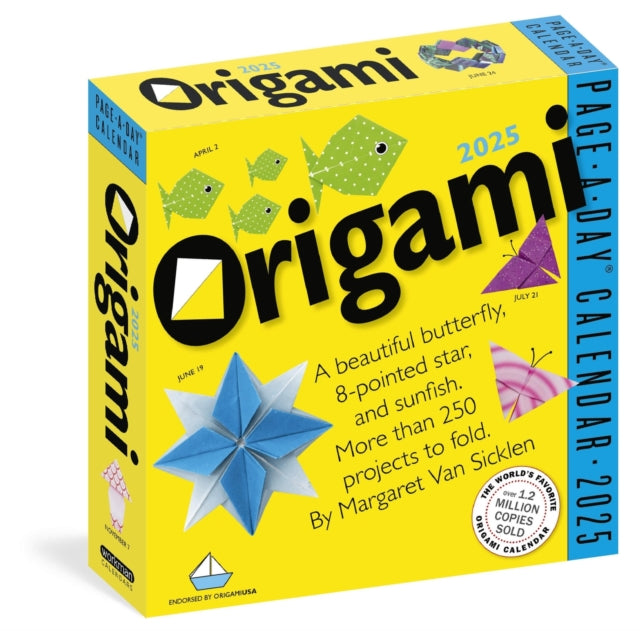 Origami Page-A-Dayr Calendar 2025 : More Than 25 Projects to Fold-9781523525560