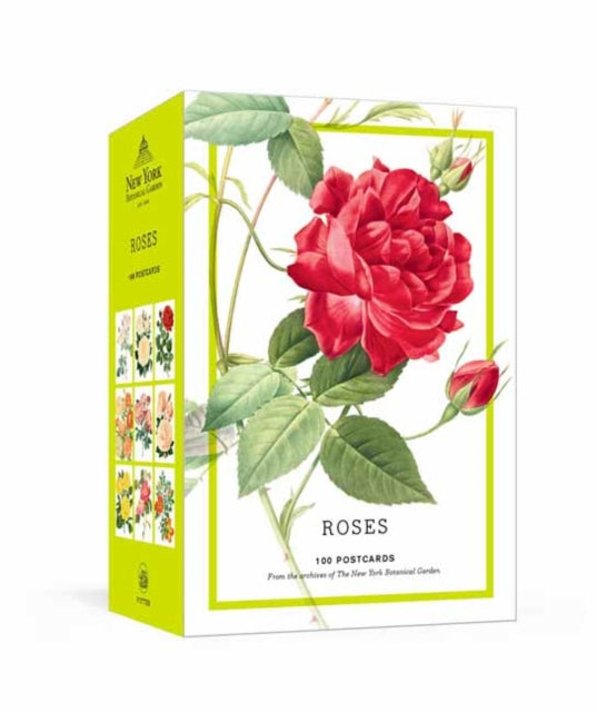Roses : 100 Postcards from the Archives of The New York Botanical Garden-9781524759117