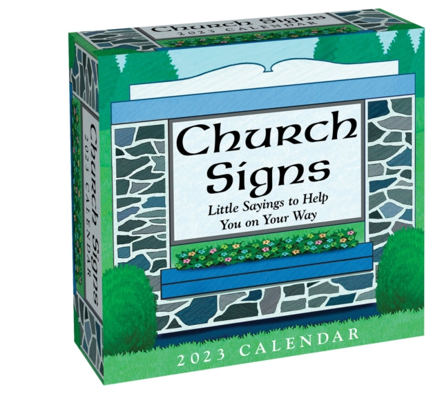 Church Signs 2023 Day-to-Day Calendar : Little Sayings to Help You on Your Way-9781524872748