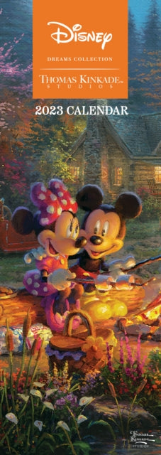 Disney Dreams Collection by Thomas Kinkade Studios: 2023 Slimline Wall Calendar-9781524873547