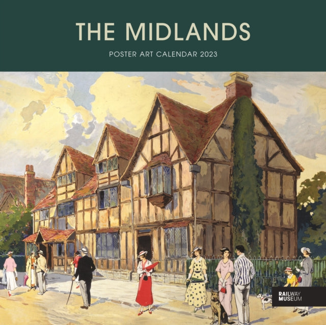 Midlands Poster Art National Railway Museum Square Wiro Wall Calendar 2023-9781529824803