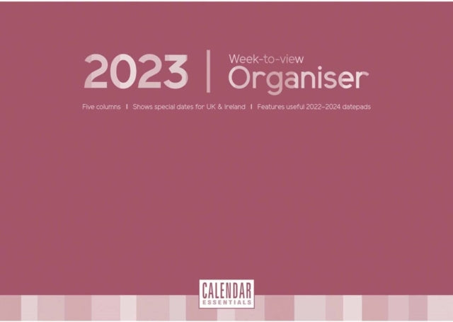 Essential Family Organiser Week-to-View A4 Planner Calendar 2023-9781529825251