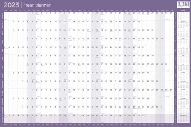Essential Roll Planner Calendar 2023-9781529825282