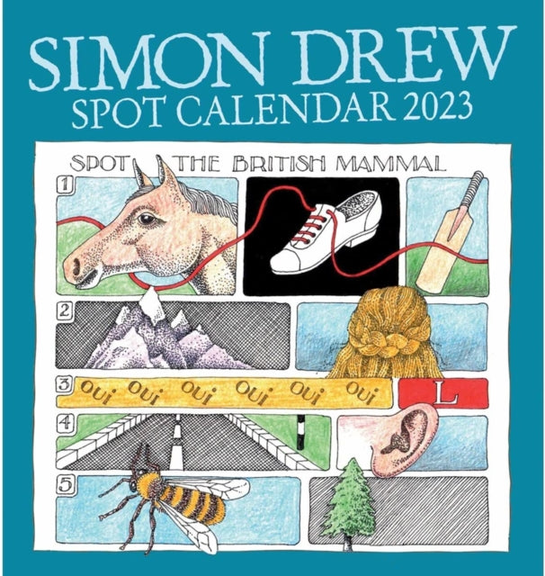 Simon Drew Easel Desk Calendar 2023-9781529825657