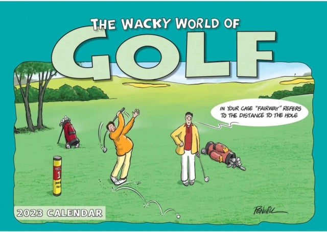 Wacky World of Golf A4 Calendar 2023-9781529825800