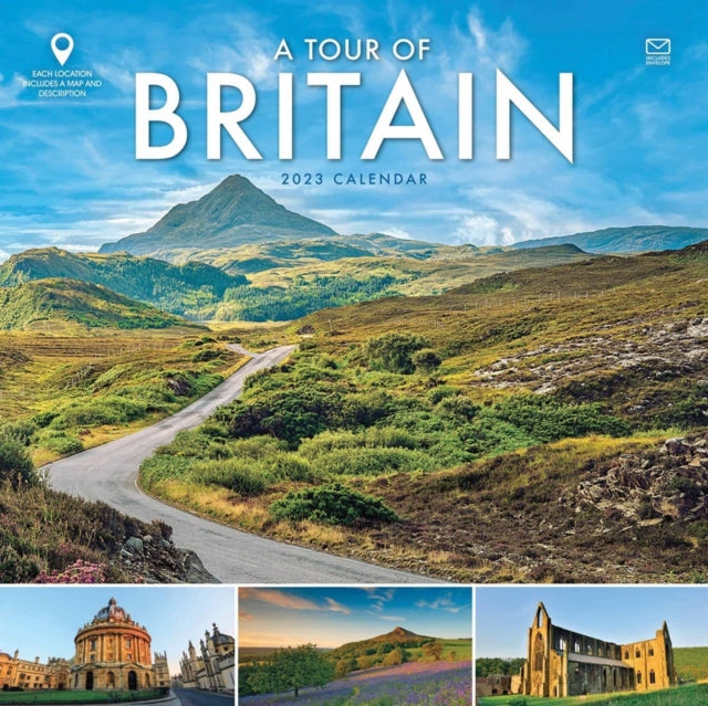 Tour of Britain Square Wiro Wall Calendar 2023-9781529826067