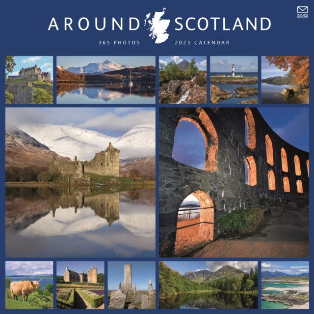 Around Scotland Square Wall Calendar 2023-9781529826623