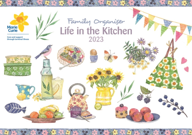Marie Curie, Life in the Kitchen Month-to-View A4 Planner Calendar 2023-9781529827606