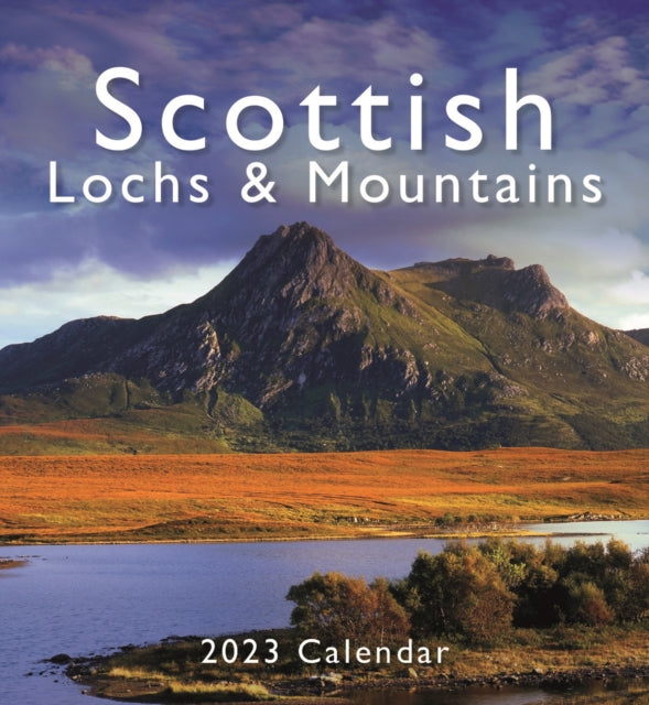Scottish Lochs & Mountains Mini Easel Desk Calendar 2023-9781529827675