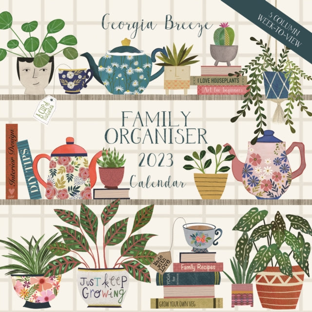 Georgia Breeze Week-to-View Square Wall Planner Calendar 2023-9781529827965