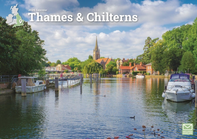Thames & Chilterns A4 Calendar 2025-9781529840599