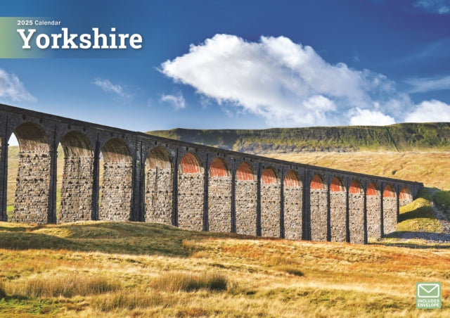 Yorkshire A4 Calendar 2025-9781529840650