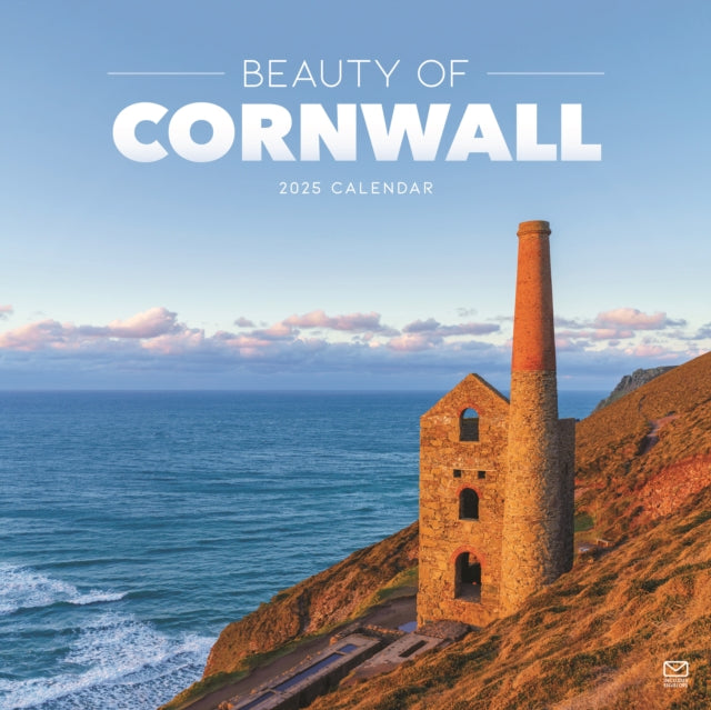 Beauty of Cornwall Square Wall Square Wall Calendar 2025-9781529841855
