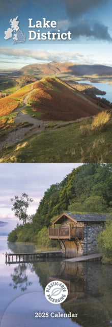 Lake District Slim Calendar 2025-9781529842340