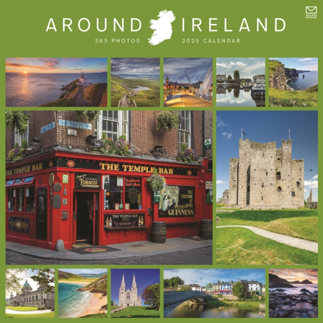 Around Ireland Square Wall Calendar 2025-9781529843538