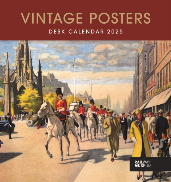 Vintage Posters, National Railway Museum Easel Desk Calendar 2025-9781529843637