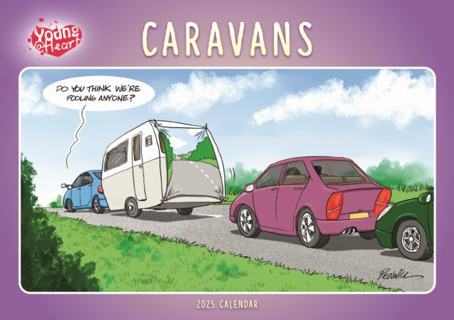 Caravans, Young At Heart A4 Calendar 2025-9781529844504