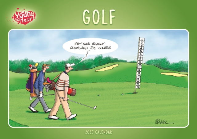 Golf, Young At Heart A4 Calendar 2025-9781529844535