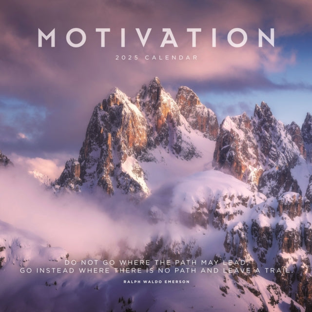Motivation Square Wall Calendar 2025-9781529845211