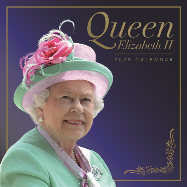Queen Elizabeth II Square Wall Calendar 2025-9781529845235