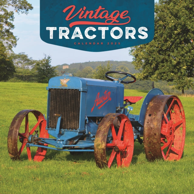 Vintage Tractors Square Wall Calendar 2025-9781529845280