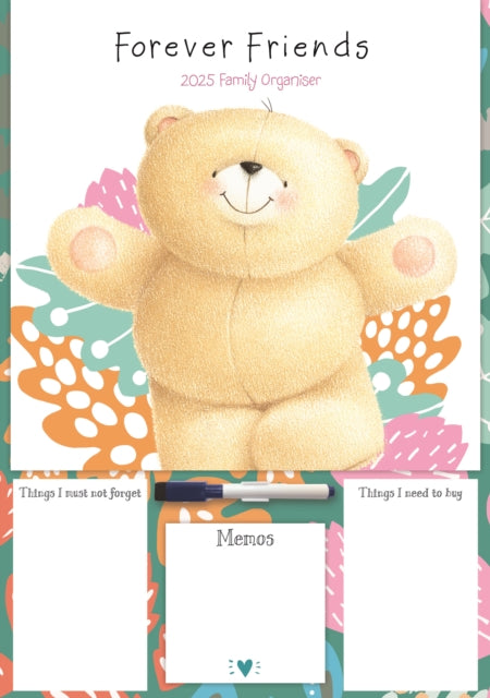 Forever Friends Mum's Deluxe Planner A3 Calendar 2025-9781529845921
