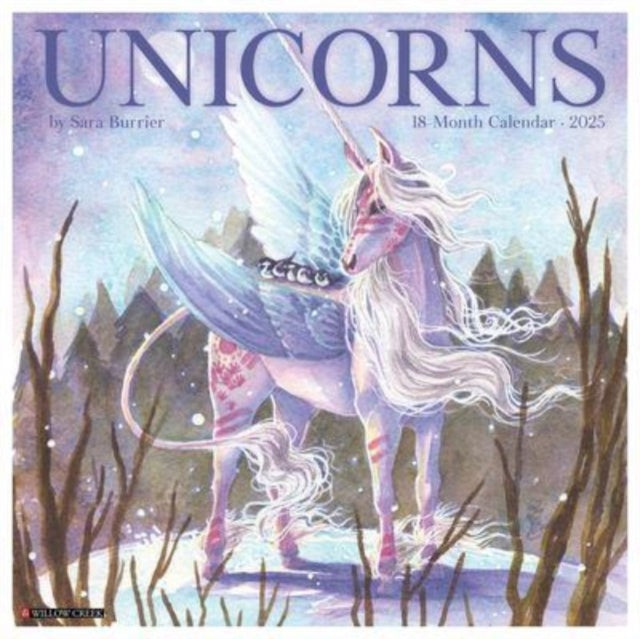 Unicorns by Sara Burrier (Art) 2025 12 X 12 Wall Calendar-9781549245220
