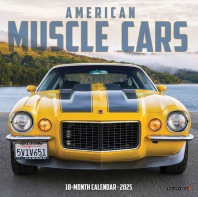 American Muscle Cars 2025 7 X 7 Mini Wall Calendar-9781549245633