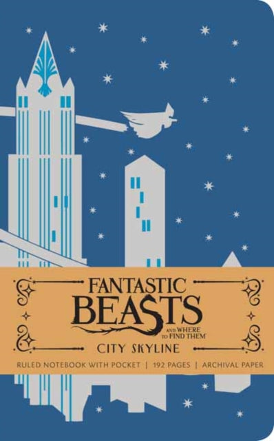 Fantastic Beasts and Where to Find Them: City Skyline Hardcover Ruled Notebook-9781608879489