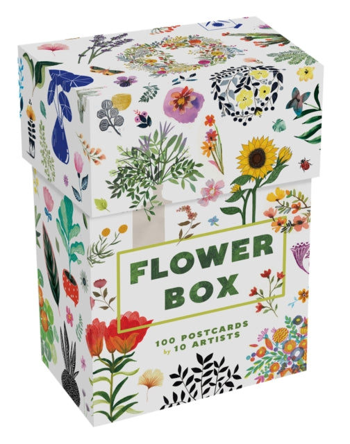 Flower Box Postcards : 100 Postcards by 10 artists-9781616896713