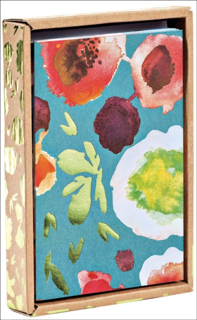 Blooms Luxe Foil Notecard Box-9781623257064