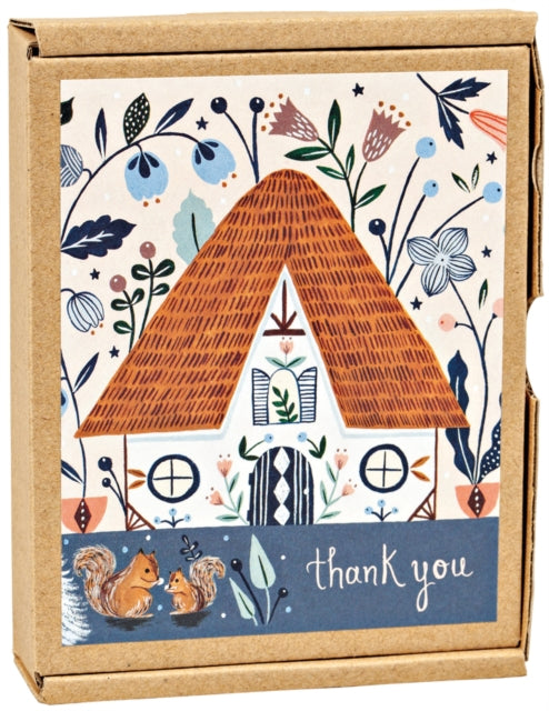 Cozy Cabin Thank You GreenThanks-9781623258214