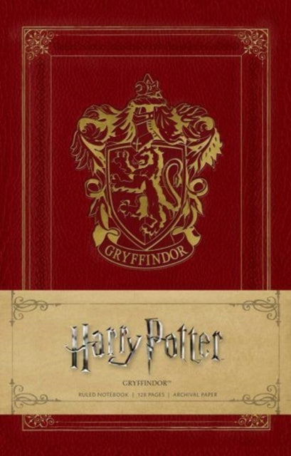 Harry Potter: Gryffindor Ruled Notebook-9781683833017