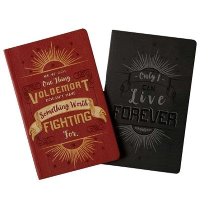 Harry Potter: Character Notebook Collection. Set of 2: Harry and Voldemort-9781683833086